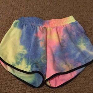 Tie dye shorts